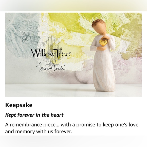 Willowtree Figurine: “Kept Forever In The Heart” - Picture 7 of 10